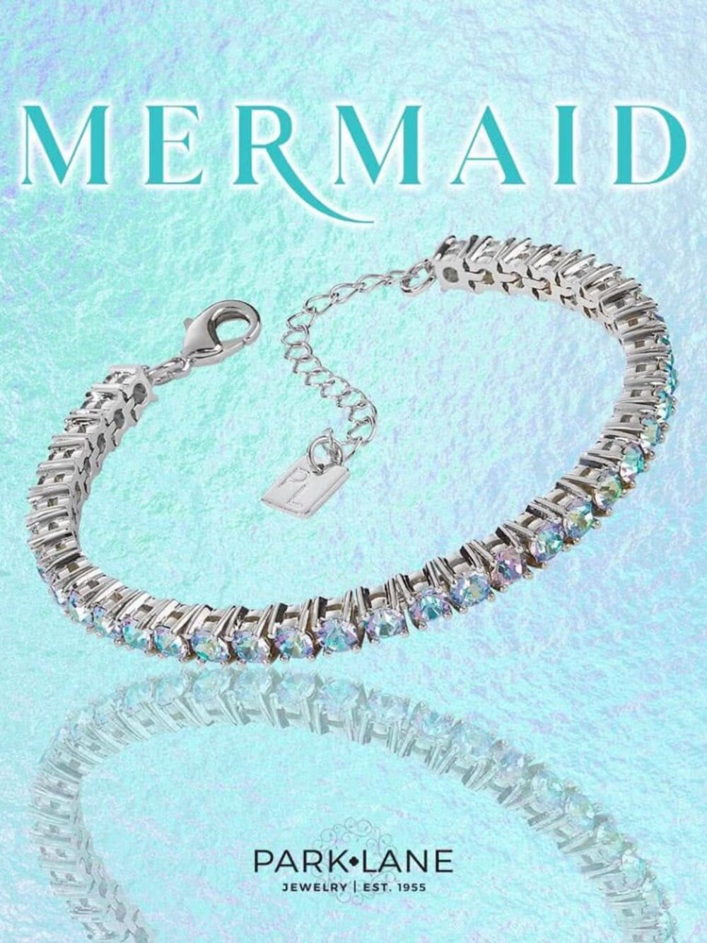 Park Lane Mermaid Micro Impression Tennis Bracelet - Picture 6 of 6